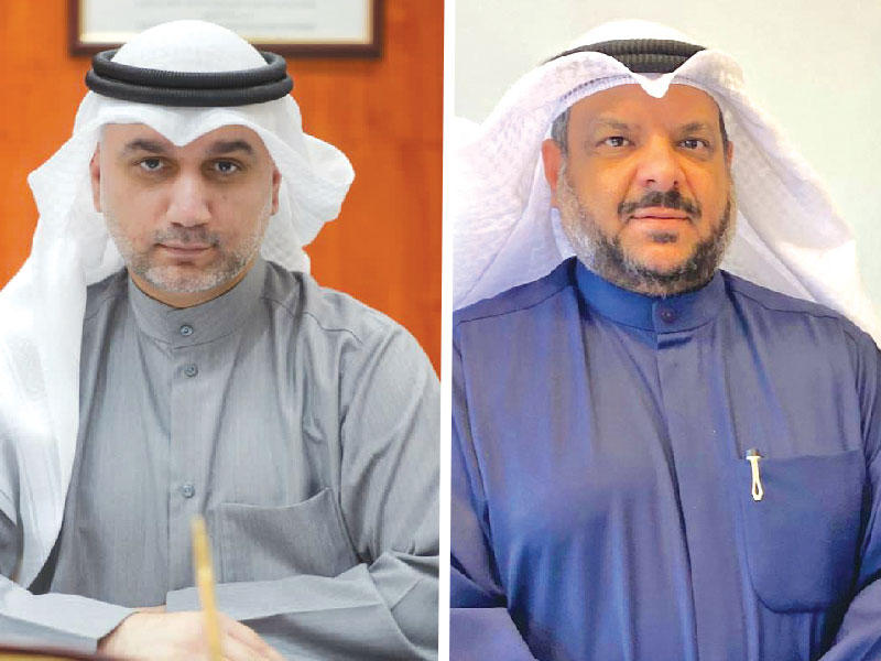  مدير منطقة الاحمدي الصحية د. بدر العنزي- مدير مستشفى العدان د. طارق دشتي