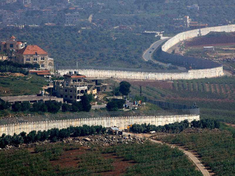الجدار الحدودي بين لبنان وإسرائيل 