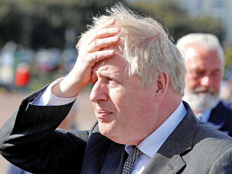 رئيس الوزراء البريطاني المحافظ بوريس جونسون 