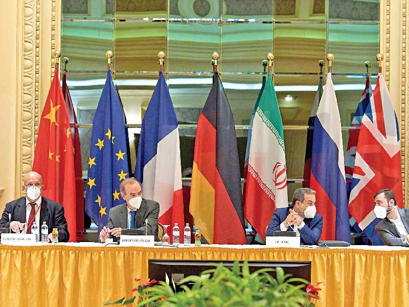 عراقجي قبيل اختتام جولة المفاوضات الثالثة بشأن الاتفاق النووي في فيينا أمس الأول (رويترز)n