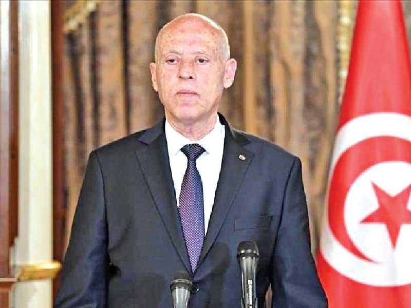 الرئيس التونسي قيس سعيد