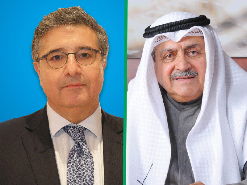 رئيس مجلس الإدارة ضرار الغانم - الرئيس التنفيذي علي خليل