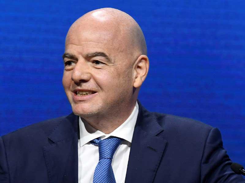  رئيس الاتحاد الدولي لكرة القدم (فيفا) جاني إنفانتينو