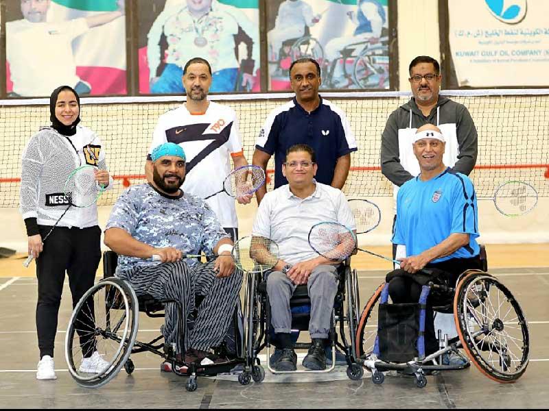 وفد منتخبنا الوطني للمعاقين