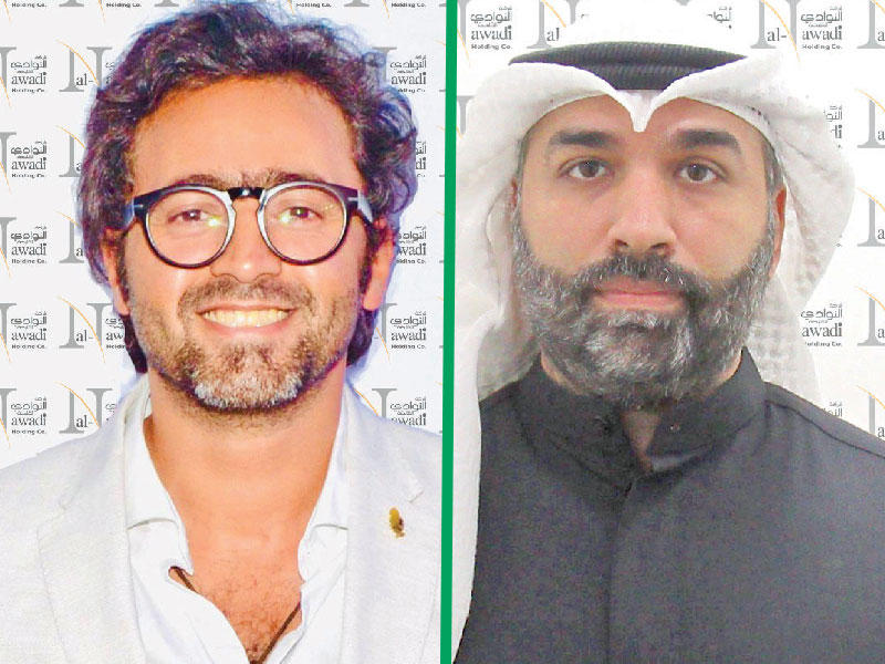 عبدالعزيز أمير نائب الرئيس التنفيذي للمعاهد الصحية في النوادي القابضة - عمرو حسن مدير إدارة التسويق في النوادي القابضة