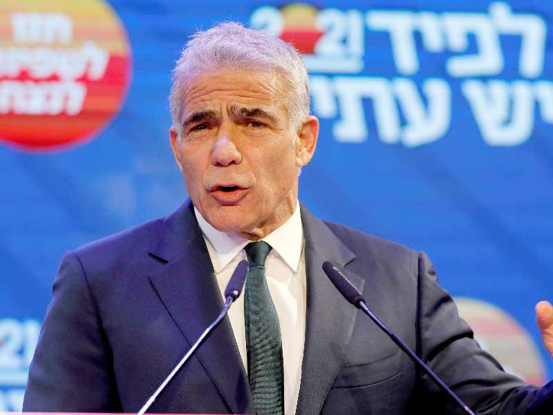 زعيم حزب «يش عتيد» (هناك مستقبل) يائير لابيد