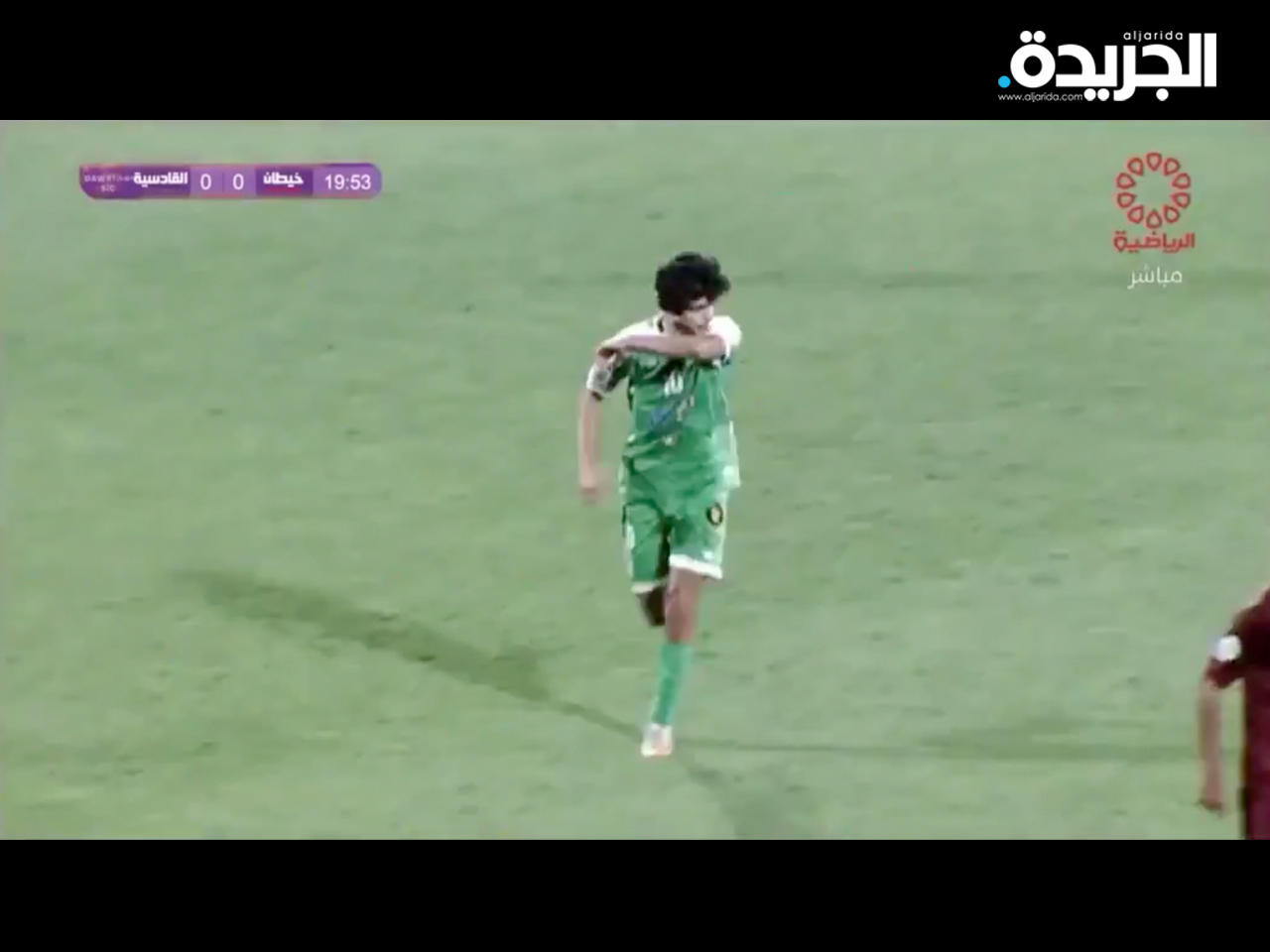 لاعب العربي.. ظهر خلال مباراة القادسية وخيطان