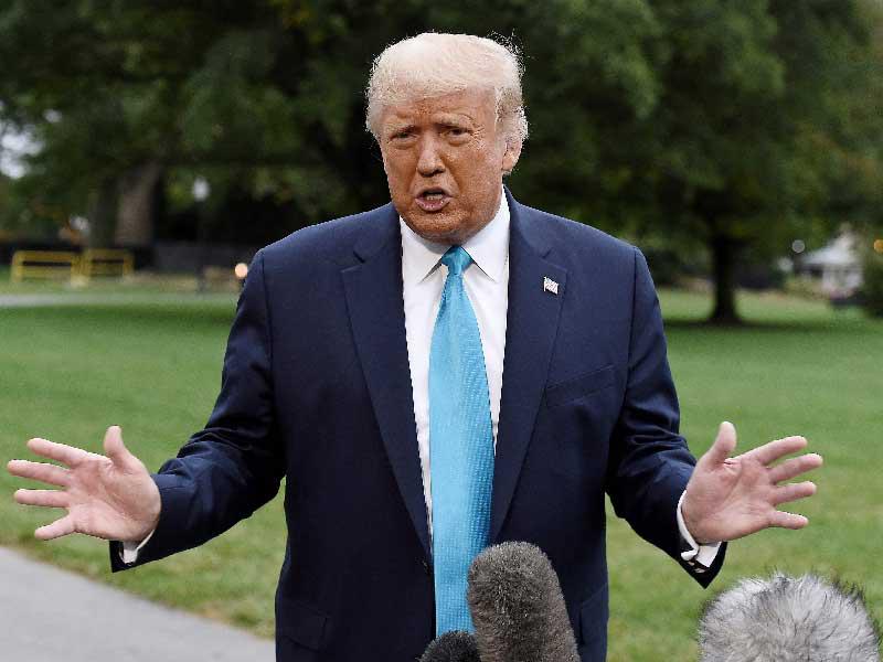 الرئيس السابق دونالد ترامب