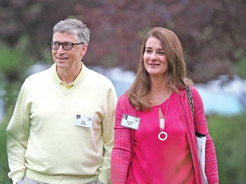 الملياردير الأميركي بيل غيتس وطليقته ميليندا 