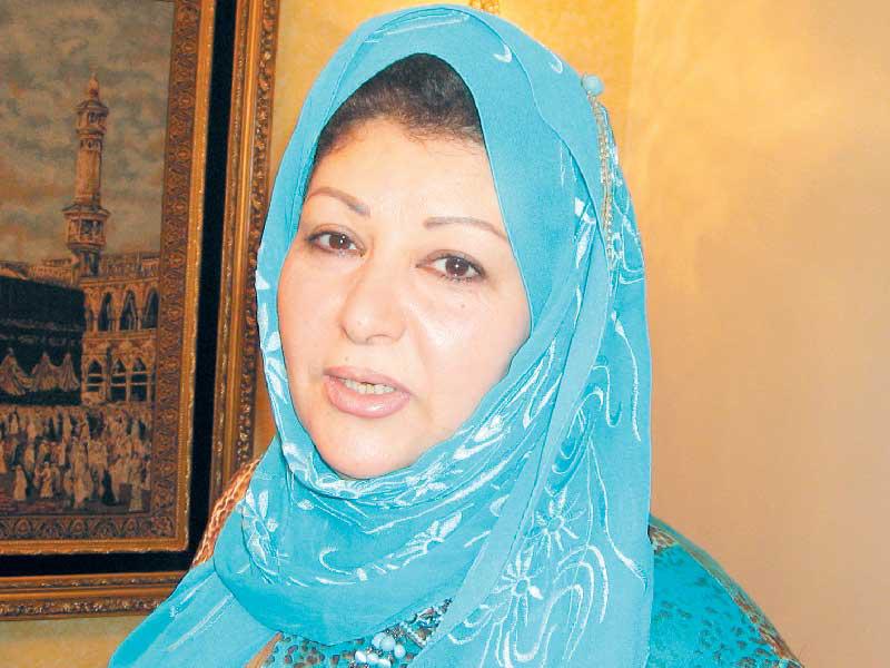 الفنانة عفاف شعيب