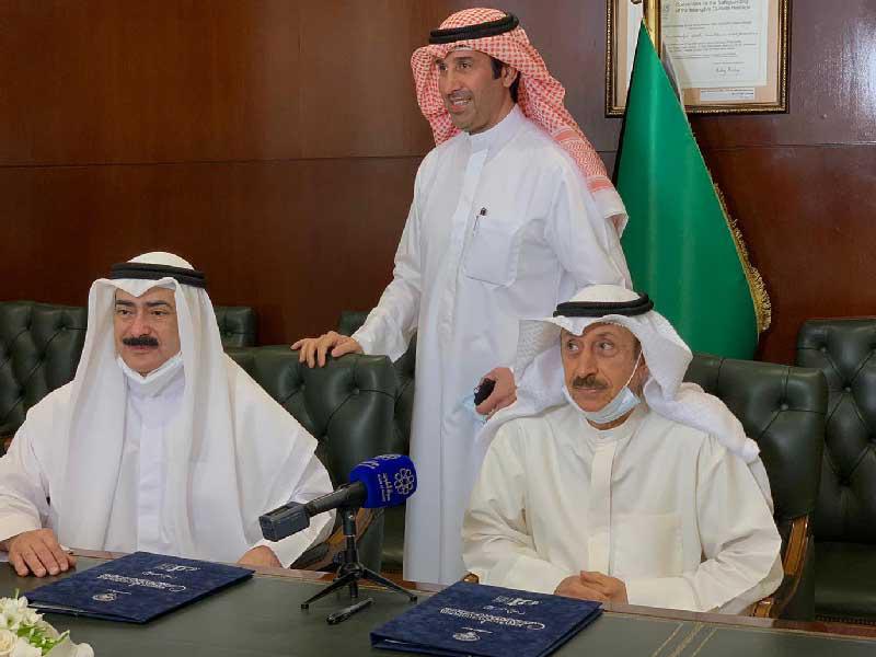 مذكرة تفاهم وتعاون ثقافي وفني مع المجلس الوطني للثقافة والفنون والآداب و الجمعية الكويتية للفنون التشكيلية