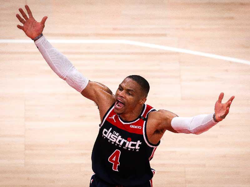 نجم واشنطن ويزاردز  راسل وستبروك