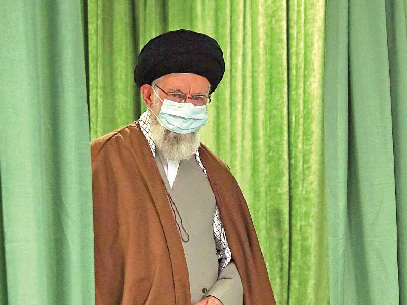 المرشد الأعلى الإيراني علي خامنئي