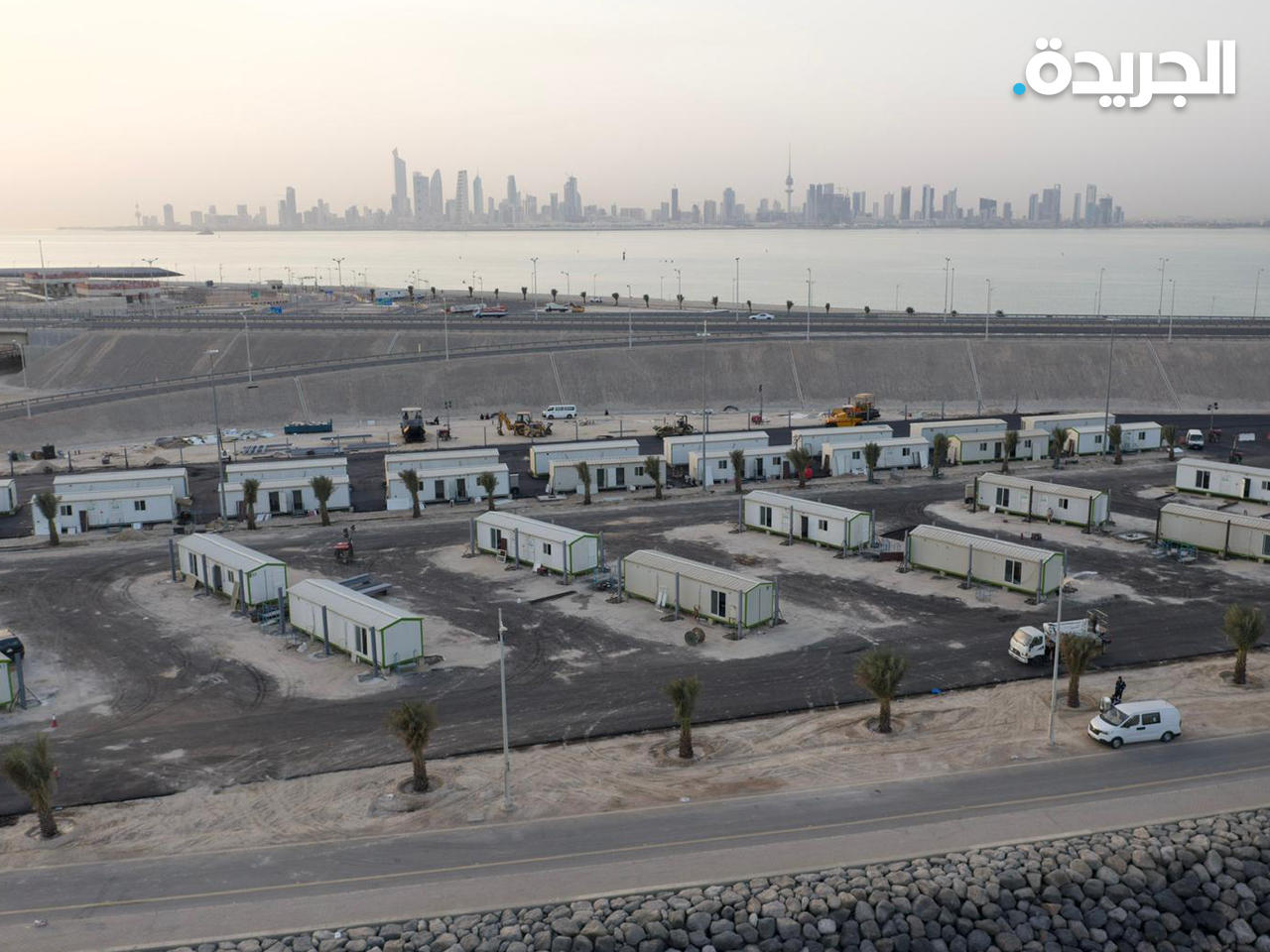 مركز التطعيم في جسر جابر