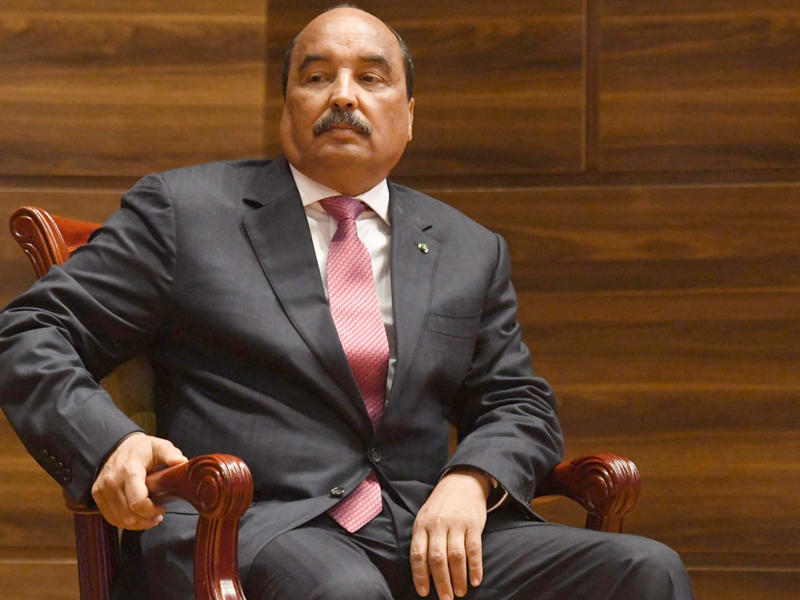  الرئيس الموريتاني السابق محمد ولد عبدالعزيز