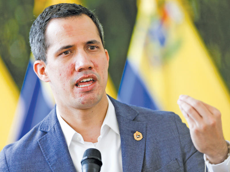 زعيم المعارضة الفنزويلية خوان غوايدو