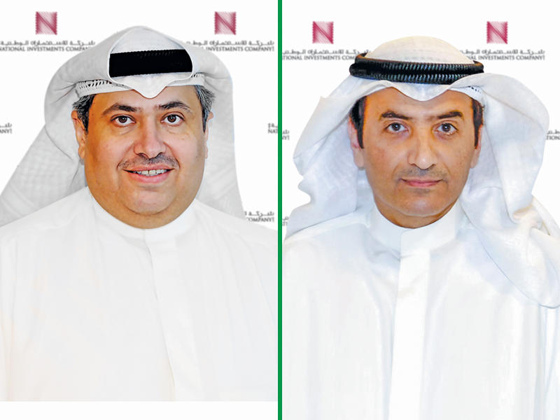  رئيس مجلس إدارة (الاستثمارات الوطنية) حمد العميري-الرئيس التنفيذي في الشركة فهد المخيزيم