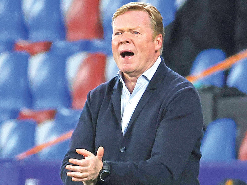  مدرب برشلونة، الهولندي رونالد كومان