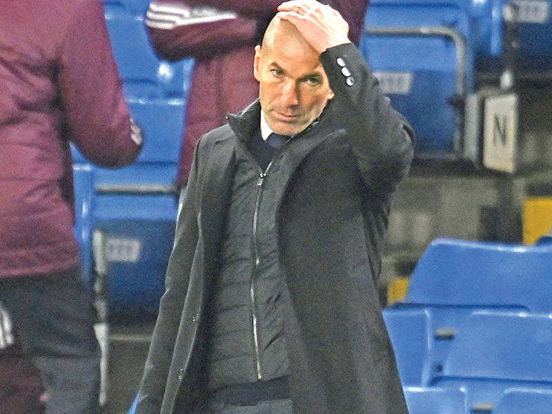 مدرب ريال مدريد  الفرنسي زين الدين زيدان