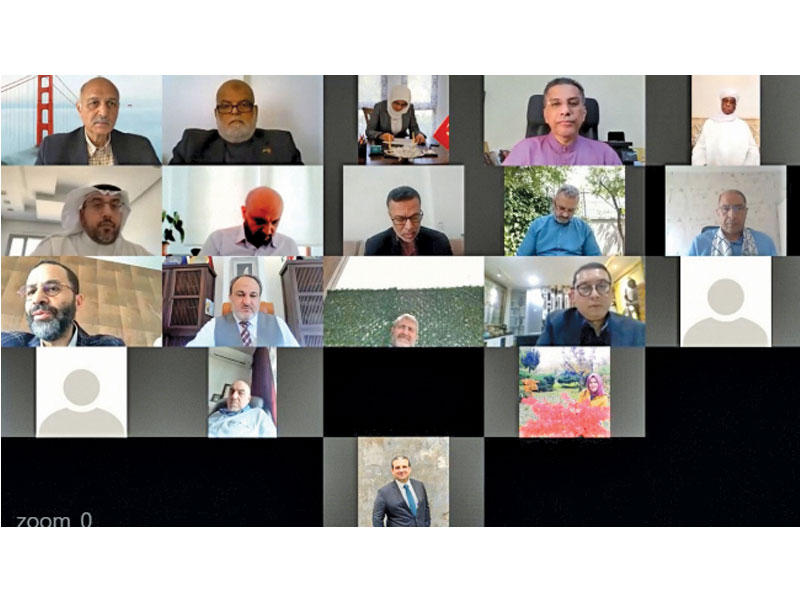 المشاركون في الاجتماع الطارئ