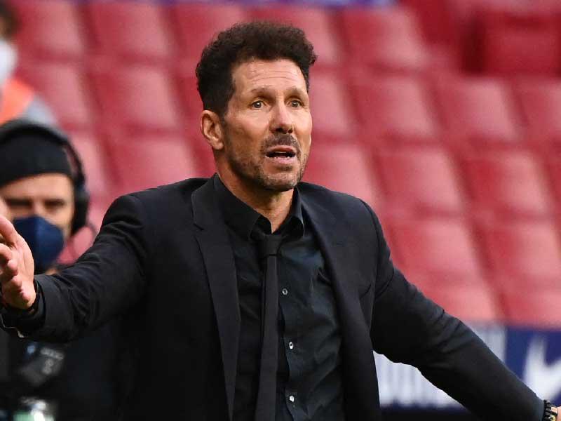 المدير الفني لأتلتيكو مدريد الأرجنتيني دييغو سيميوني