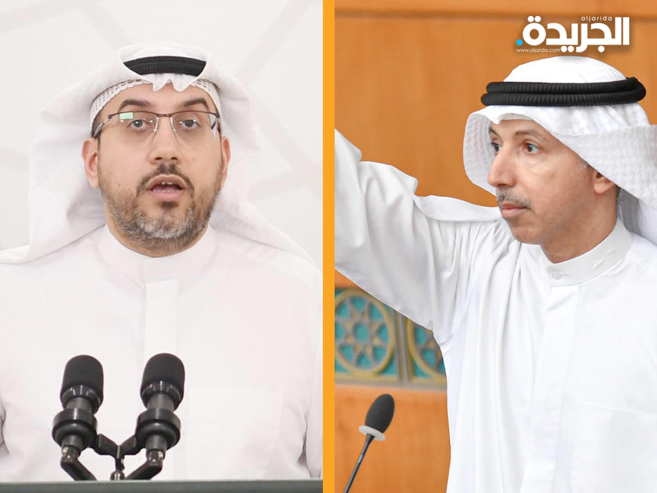 النائبان مهلهل المضف وأسامة الشاهين