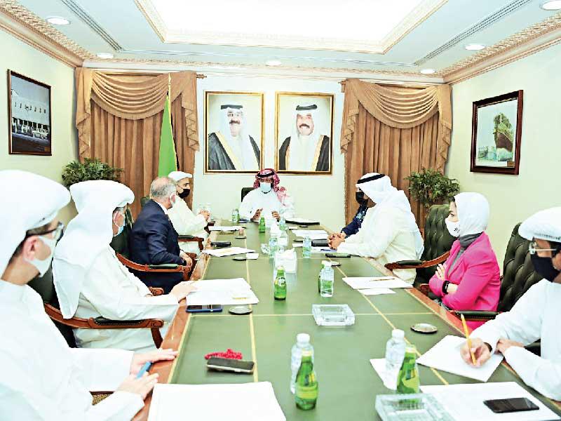 جانب من المشاركين في الاجتماع التنسيقي