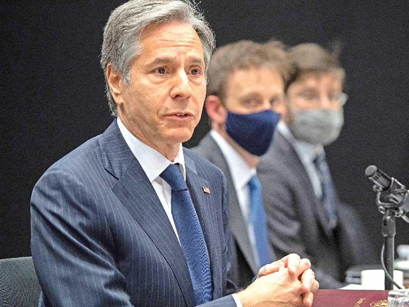 وزيرا الخارجية الأميركي أنتوني بلينكن 