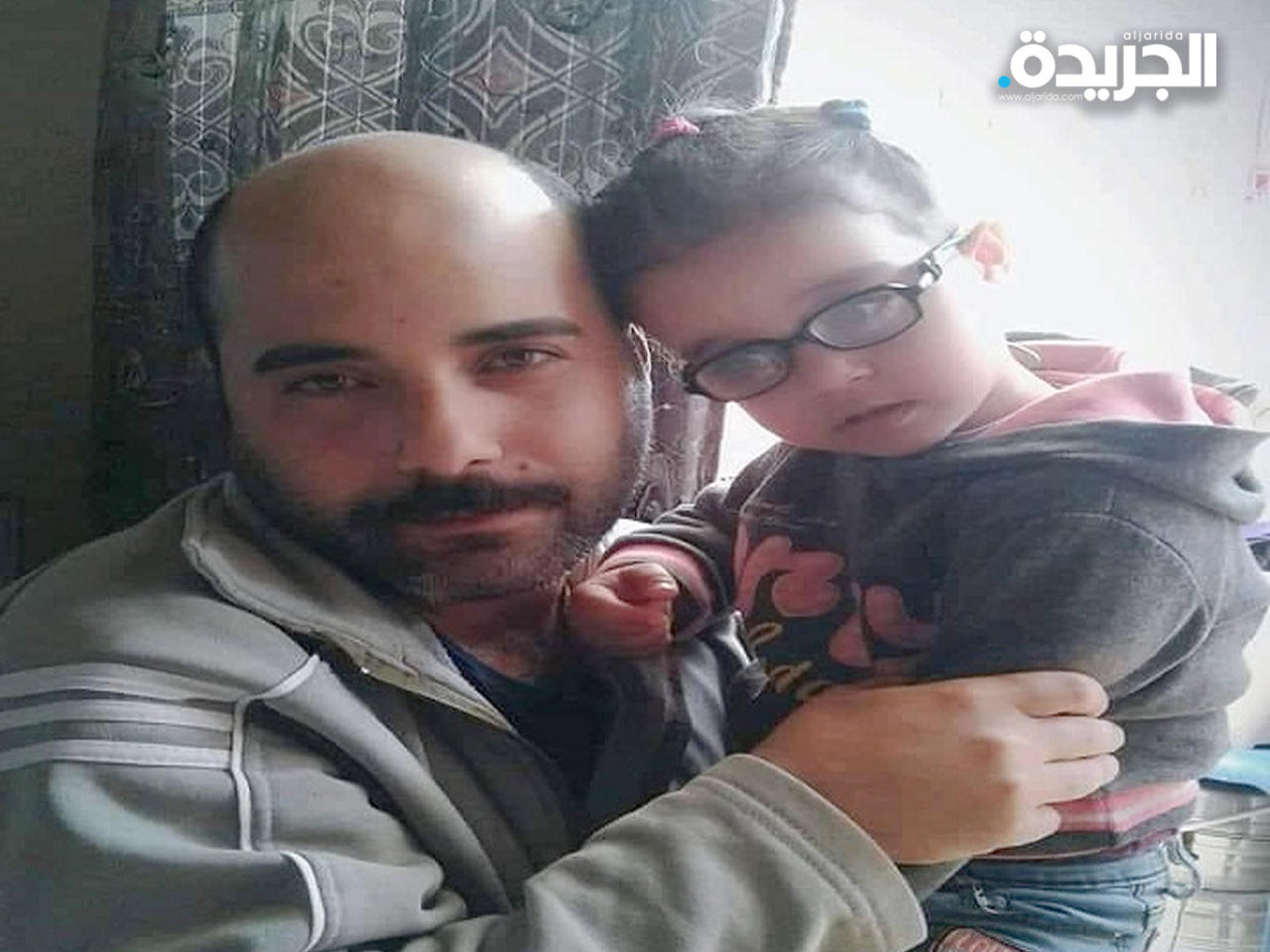 الشهيد إياد صالحة وطفلته نغم