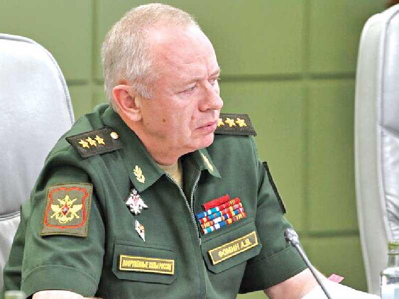 نائب وزير الدفاع الروسي ألكسندر فومين 