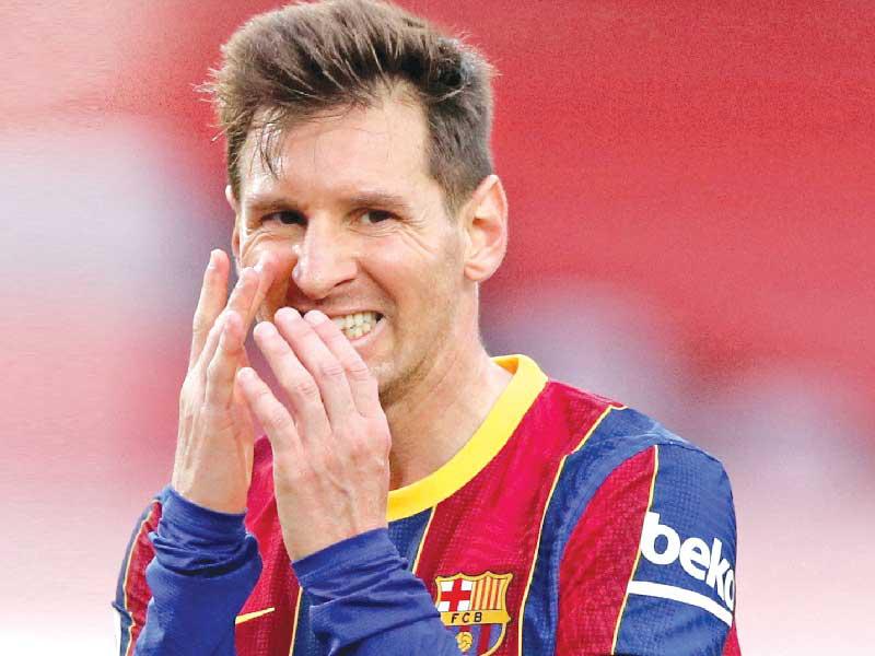 مهاجم وقائد برشلونة  الأرجنتيني ليونيل ميسي