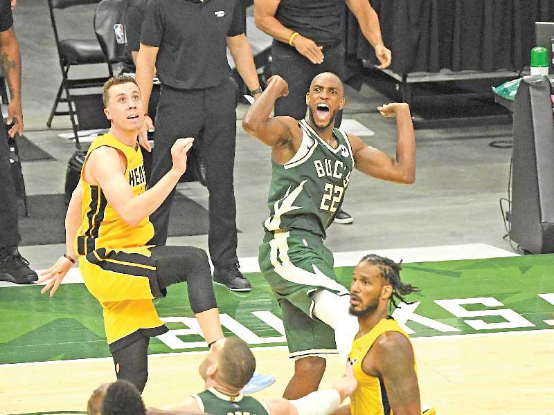 ميدلتون يحتفل بعد تسجيله سلة الفوز