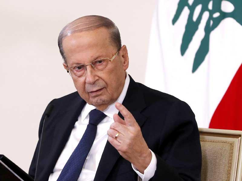  رئيس الجمهورية اللبنانية ميشال عون