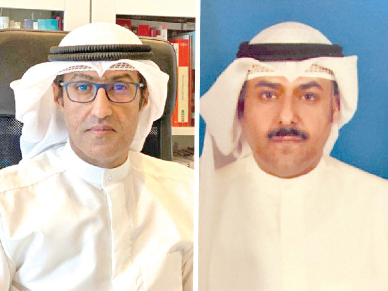  عضوي هيئة التدريس في قسم القانون الجنائي بالكلية د. ضاري السعيد  ود. معاذ الملا