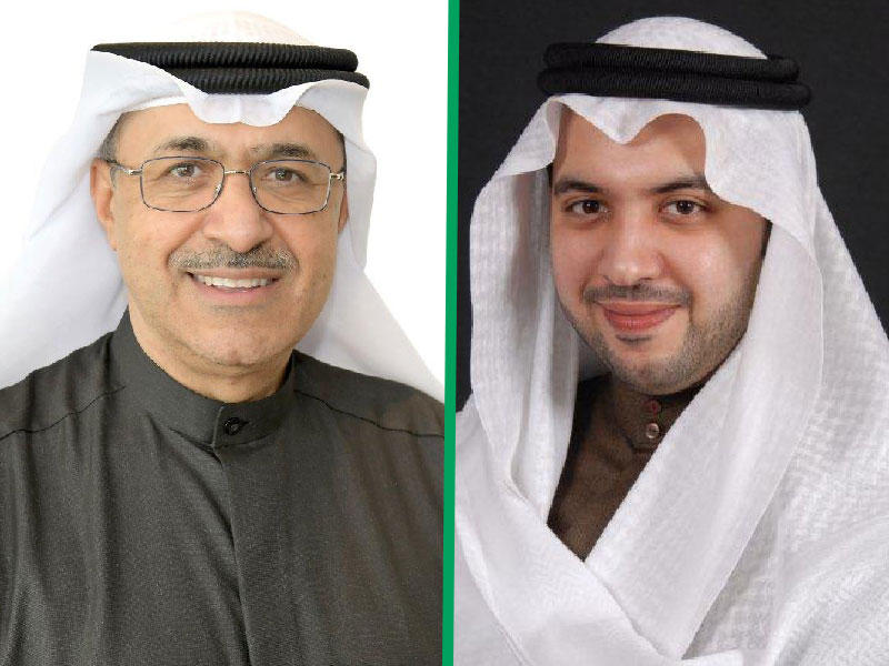 رئيس مجلس إدارة الشركة الشيخ مبارك عبدالله المبارك الصباح - نائب رئيس مجلس الإدارة والرئيس التنفيذي للشركة سعدون علي