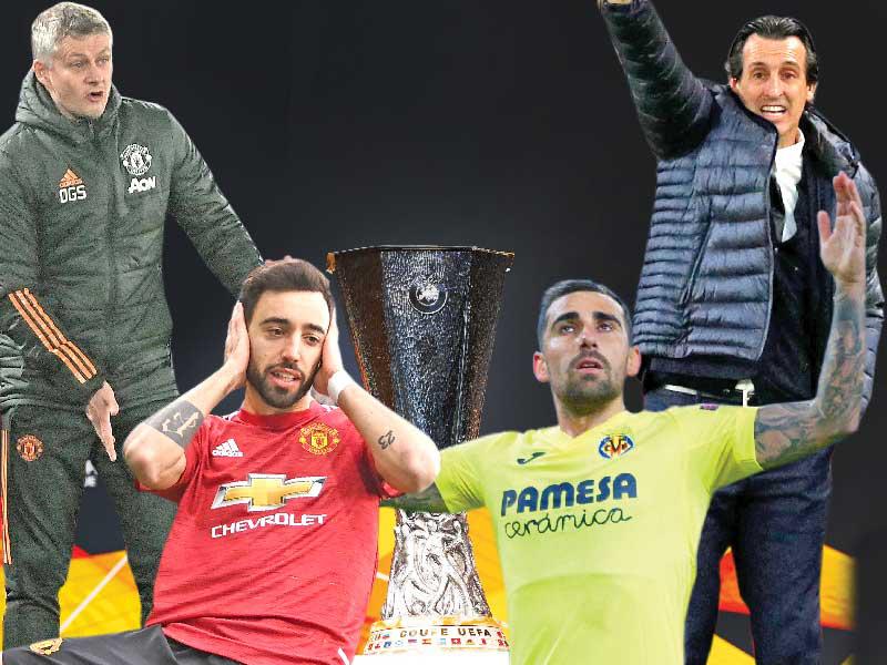 ايمري مدرب فياريال-باكو الكاسير نجم فياريال-برونو فيرنانديز نجم مان يونايتد-سولشاير مدرب يونايتدn