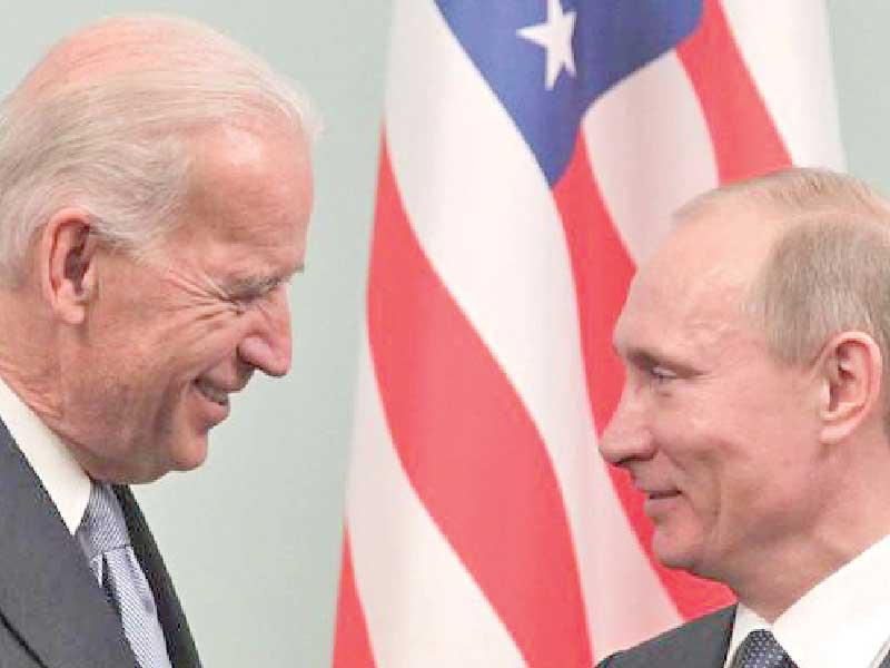 الرئيس الأميركي جو بايدن سيلتقي نظيره الروسي فلاديمير بوتين 