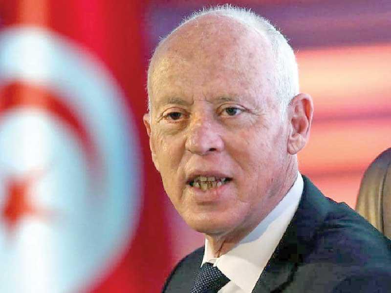 الرئيس التونسي قيس سعيد