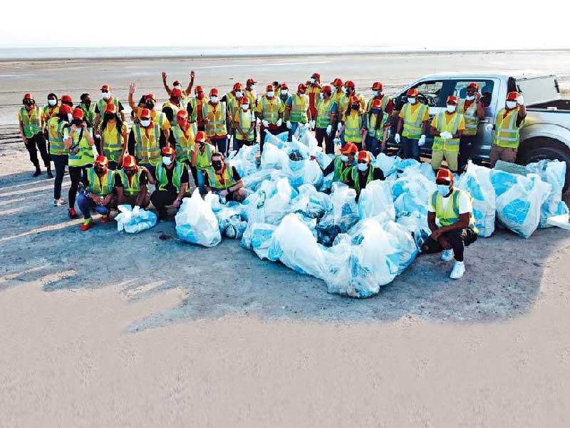 حملة تنظيف شاطئ الصليبيخات