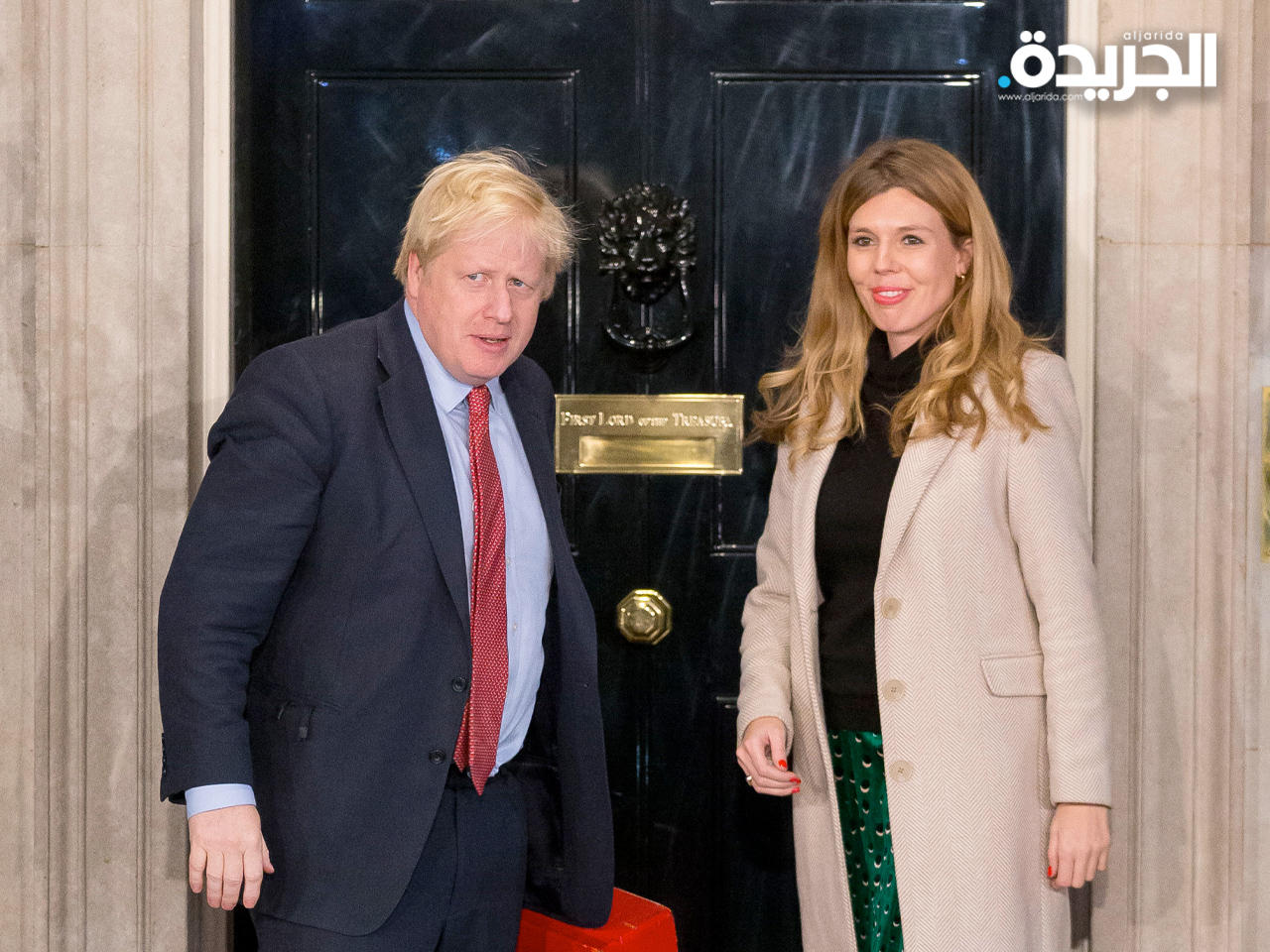 بوريس جونسون وخطيبته كاري سيموندز