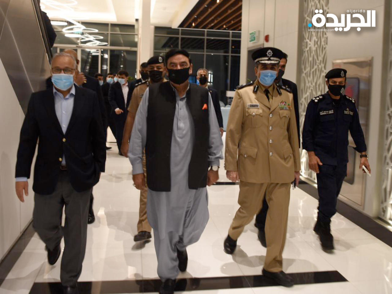 وزير الداخلية الباكستاني لدى وصوله البلاد