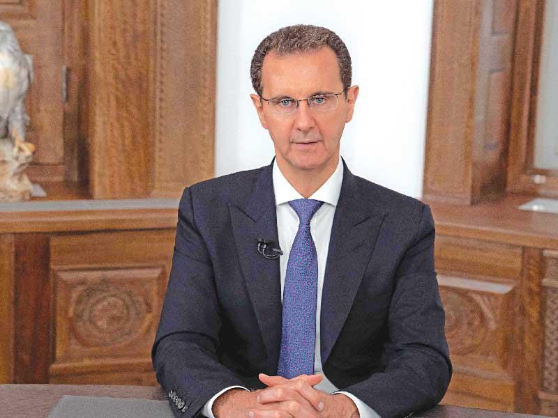 الرئيس السوري بشار الأسد 