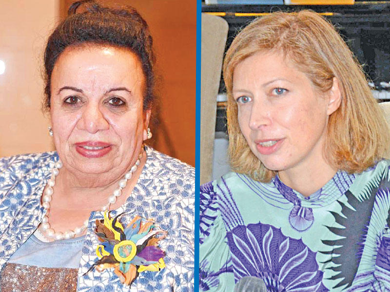  سفيرة الجمهورية الفرنسية آن كلير ليجندر - مستشارة اللجنة نرجس الشطي