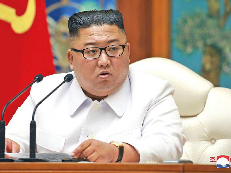 زعيم كوريا الشمالية كيم جونغ أون