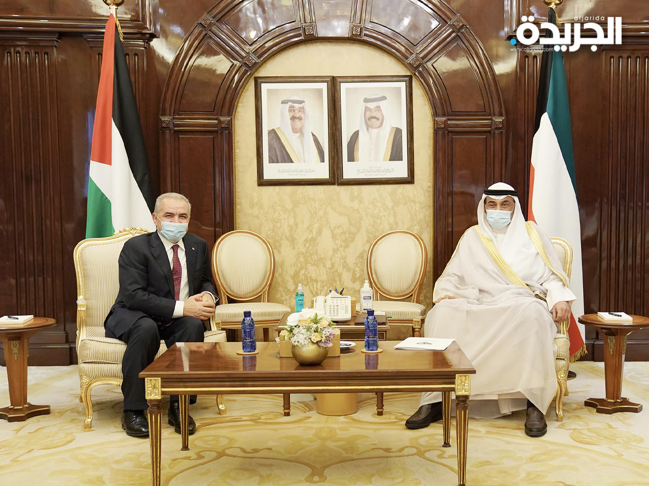رئيس الوزراء مستقبلاً نظيره الفلسطيني