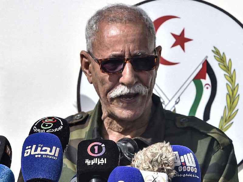 زعيم جبهة البوليساريو الانفصالية إبراهيم غالي