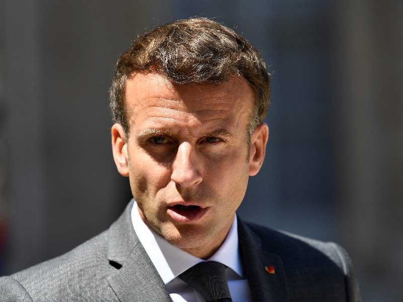 الرئيس الفرنسي إيمانويل ماكرون 