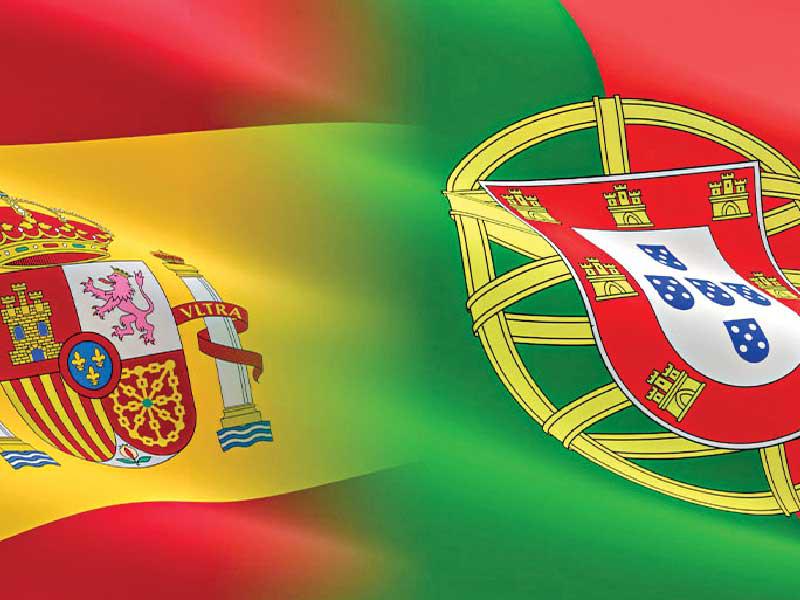 علمي البرتغال واسبانيا