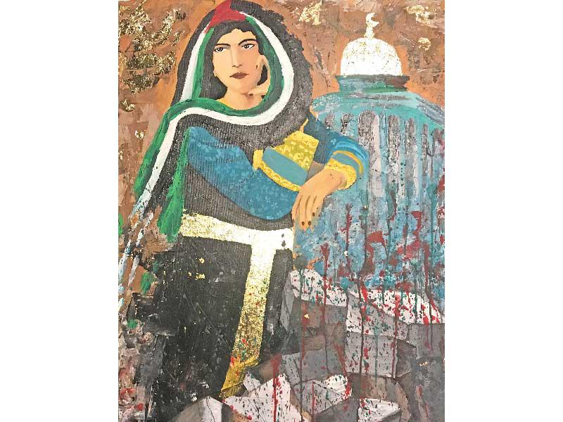 من الأعمال المعروضة 