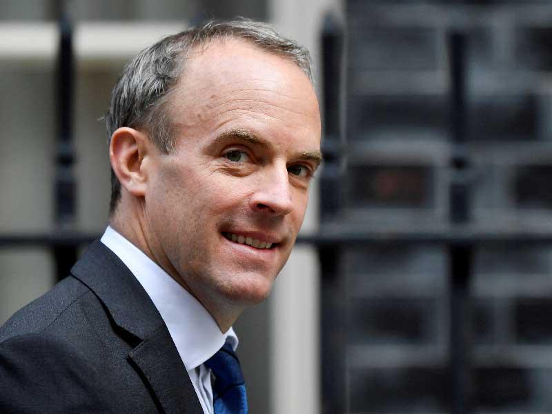 وزير الخارجية البريطاني دومينيك راب 